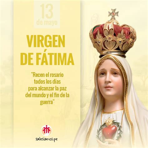 Cada 13 de mayo se celebra en todo el mundo la fiesta de la virgen de fátima, en memoria de su primera aparición en las colinas de cova de iría (portugal) en 1917. Hace 98 años se le apareció la Virgen de Fátima a tres ...