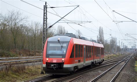 Ein Alstom Coradia Lint 41 Der Bayerischen Regiobahn Brb Verlässt