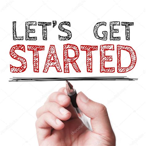 Let Us Get Started — Stock Photo © Christianchan 81861462