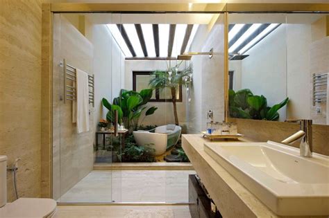 15 Relaxing Tropical Bathroom Designs For The Summer