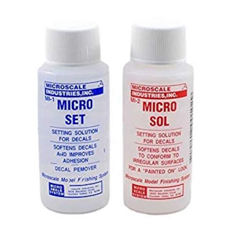Microscale Industries Micro Sol And Micro Set Decals Setting Etsy