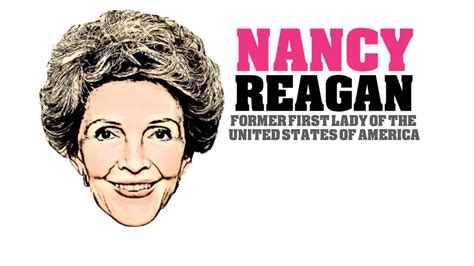 Learn About Nancy Reagan Former First Lady Nancy Reagan For Learning Biography Youtube