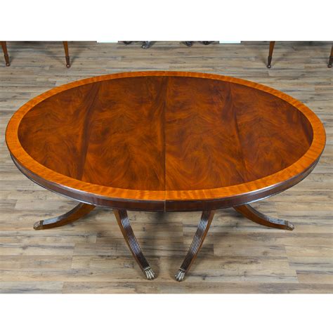 Long Oval Mahogany Dining Table Niagara Furniture Mahogany Table