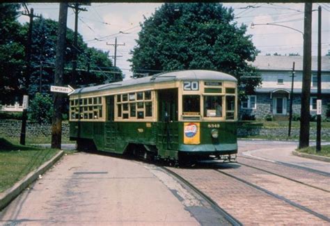 Ptc Peter Witt Trolley Phila Early 50s Light Rail Vehicle Toronto