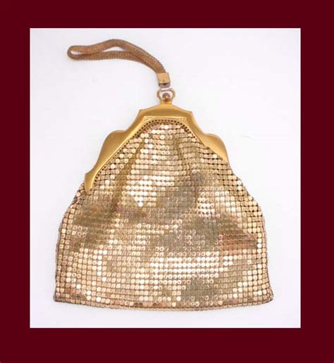 Whiting And Davis Gold Mesh Purse