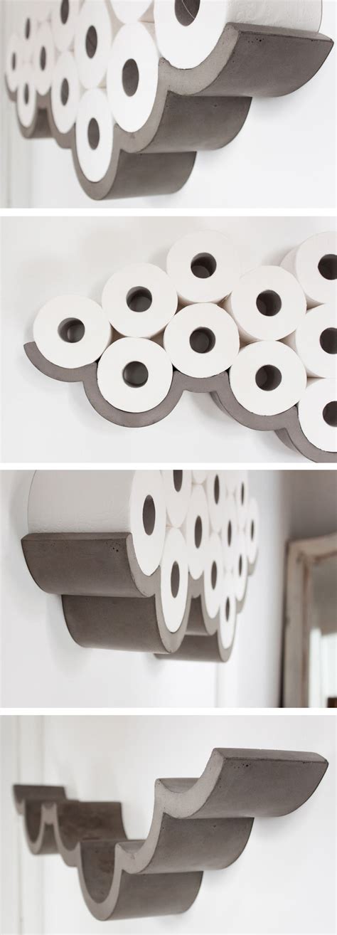 Mdesign wall mount toilet paper roll holder with storage shelf. 25 Best Toilet Paper Holder Ideas and Designs for 2021