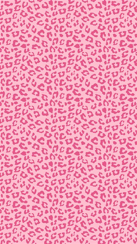 Cheetah Print Light Pink Leopard Print Wallpaper