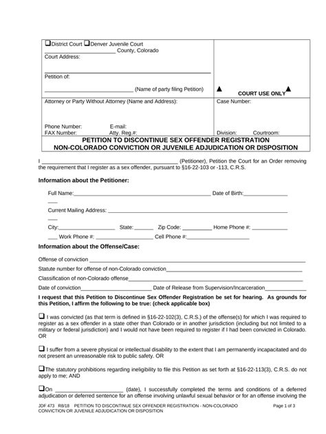 Sex Offender Registration Fill Out And Sign Online Dochub