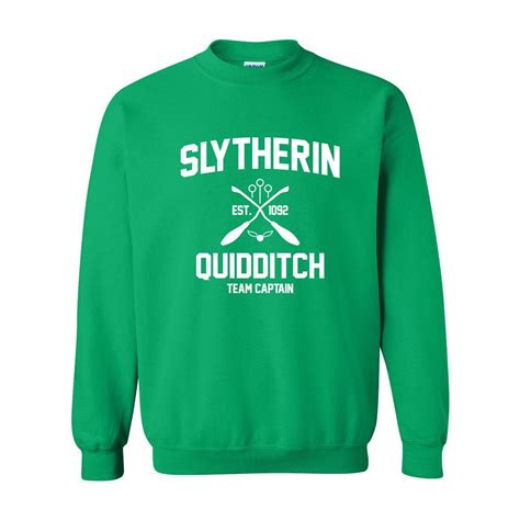 Harry Potter Sweatshirt Slytherin Sweatshirt Harry Potter Slytherin