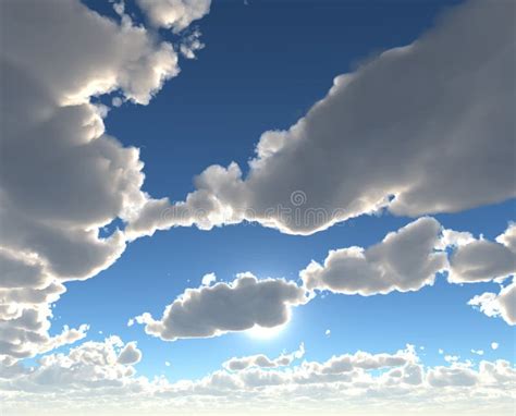 Beautiful Blue Skies Stock Illustration Illustration Of Clear 9815377