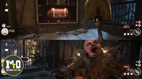 Call Of Duty Wwii Cod Nazi Zombies Split Screen Gameplay Final