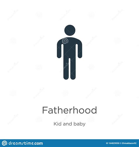 Fatherhood Icon Vector. Trendy Flat Fatherhood Icon From Kids And Baby ...