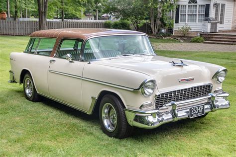 1955 Chevrolet Nomad Shows Off Rare Color Combo Modern Surprise Under