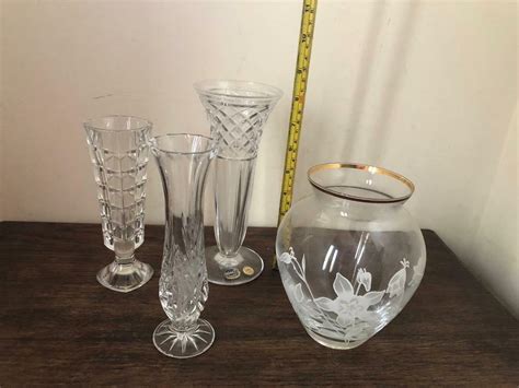 ‘new’ Vintage Crystal Cut Lead Glass Flower Vases From £4 Each In Selby North Yorkshire Gumtree