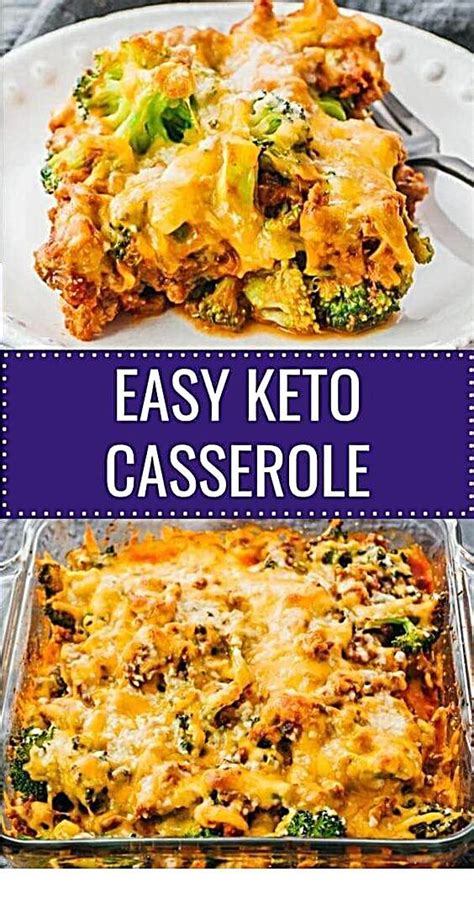 In the same skillet, cook the chopped onions over medium heat until they start to soften, about 3 minutes. Keto Casserole With Ground Beef & Broccoli | Recipe | Diet ...