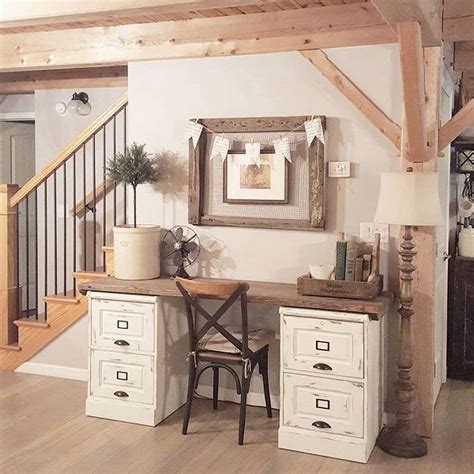 40 Splendid Farmhouse Home Office Design Ideas To Have Today