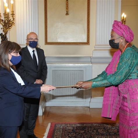 Photo News Opunimi Akinkugbe Presents Letter Of Credence To Hellenic
