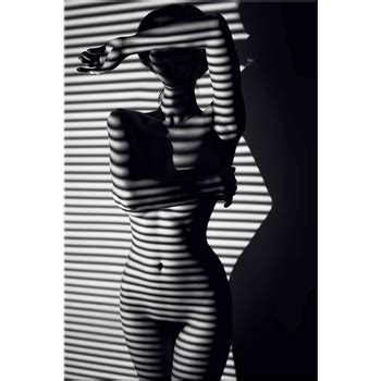 Modern Black And White Sexy Nude Body Painting Girl Woman Photo Wall Art Buy Sexy Nude Body