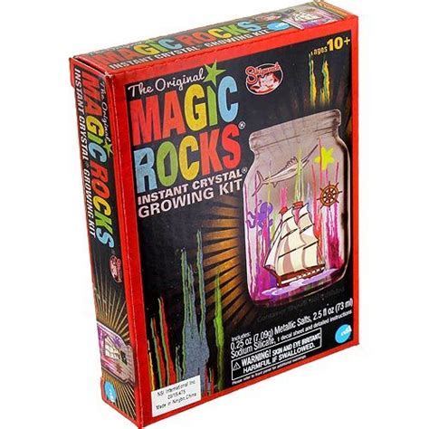 Magic Rocks Crystal Growing Science Kit Xump
