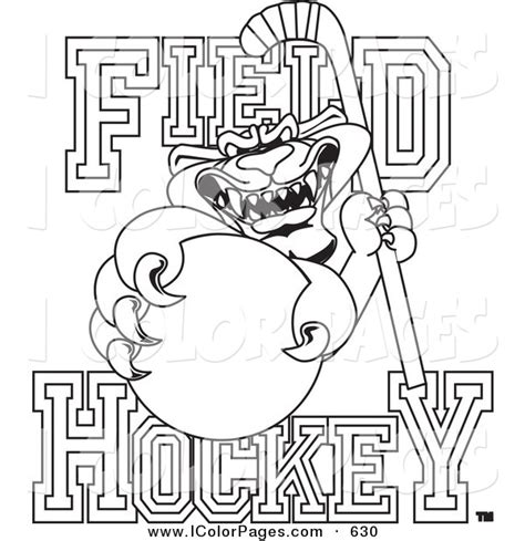 Field Hockey Coloring Pages