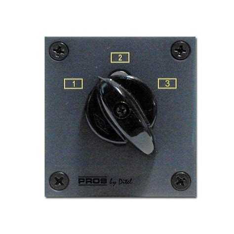 Pros Power Selector Switch 2 Pole 2 Positions 1 2 3 Ac Dc 20a
