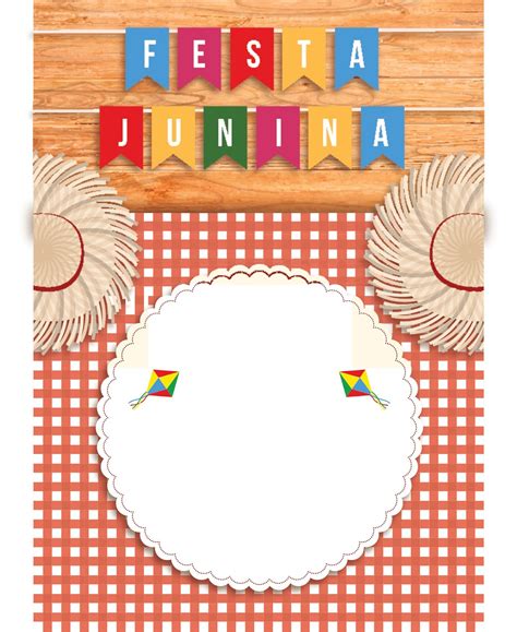 Convite De Aniversário De Festa Junina