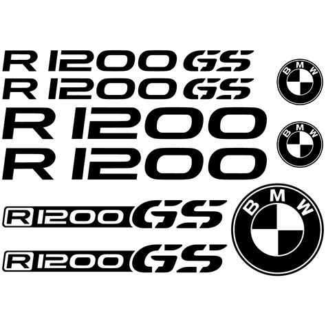 Bmw R 1200 Gs Sticker Set Stickerloodsnl