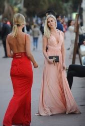 Kimberley Garner Red Dress Plage Royal Cannes Phun Org Forum