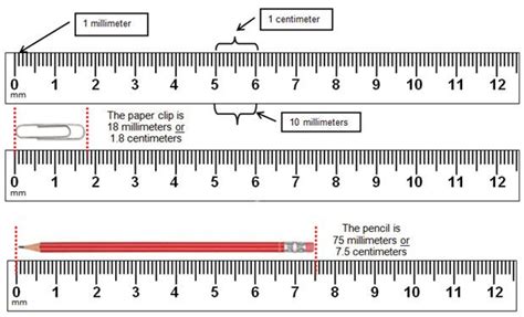 A Drawing Of A Ruler With Numbers On It And The Wordsmeasurement