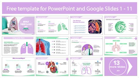 Plantilla del Día Mundial de la Tuberculosis Plantillas para PowerPoint y Google Slides