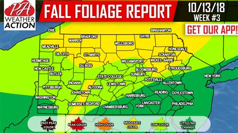 Fall Foliage Report October 13th 2018 Pa Weather Action