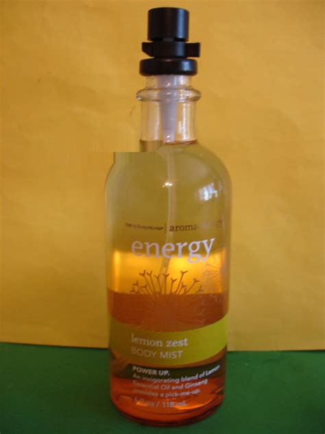 Bath And Body Works Aromatherapy Lemon Zest Body Mist Spray