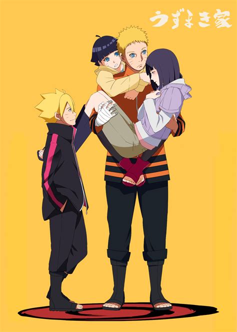 うずまき家 Naruto Fan Art Anime Naruto Couple Naruto Naruto The Movie Naruto Family Uzumaki