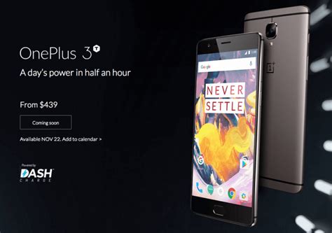 Oneplus 3t Snapdragon 821 Cpu 6gb Ram 3400mah Battery Oneplus