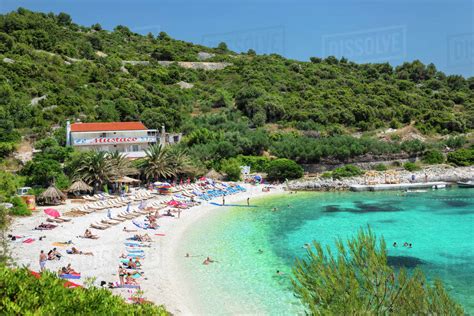 Beach Near Hvar Town Hvar Island Dalmatia Croatia Europe Stock