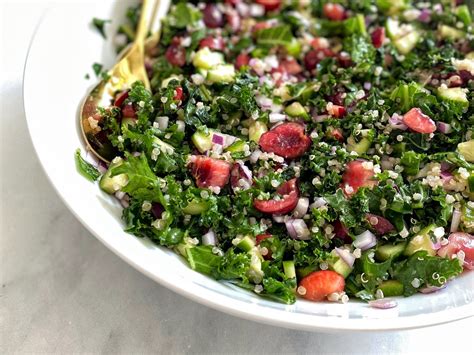 Quinoa Tabbouleh With Kale And Cherries The Delicious Life