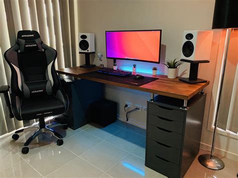 A Very Nice Setup Using The Karlby Desk Love The Color Choices