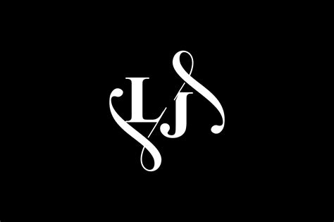 Lj Monogram Logo Design V6 Graphic By Greenlines Studios · Creative Fabrica