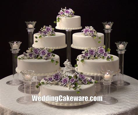 6 Tier Cascading Wedding Cake Stand Stands 6 Tier Candle Stand Set