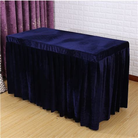 This multipurpose table works as a desk, a learning. Hot Sale 5pcs Pink velvet table skirt for Conference ...