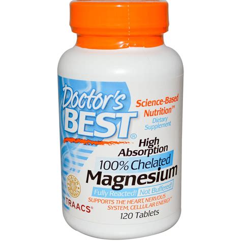 Magnesium High Absorption Doctors Best Dietary Supplement Australia