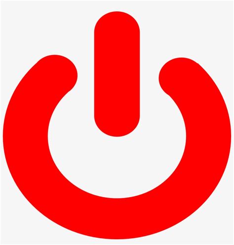 Red Power Button Png Free Transparent Png Download Pngkey