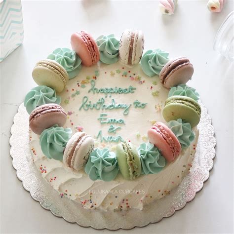 Macaron Cake Birthday Cake Decorating Macaron Cake Cute Birthday Cakes