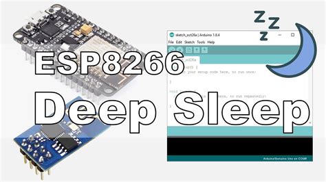 Esp8266 Deep Sleep With Arduino Ide Youtube