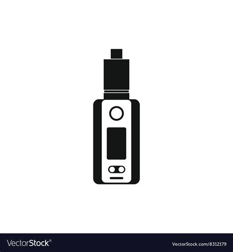 Vape Device Icon Simple Style Royalty Free Vector Image
