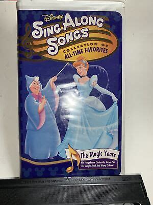 Disney Sing Along Songs The Magic Years Vhs Ebay