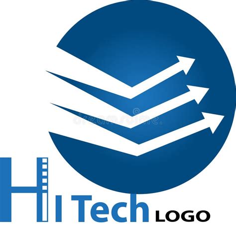Hi Tech Logo Stock Vector Illustration Of Graphic White 38434737