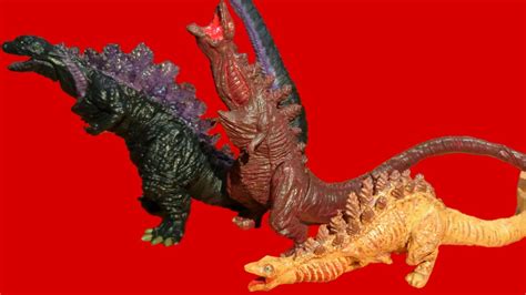 4pcs ghidorah monster gidora godzilla action figure vinyl toy kid christmas gift. Bandai Capsule Toys Gashapon HG Godzilla 2017 Mini ...