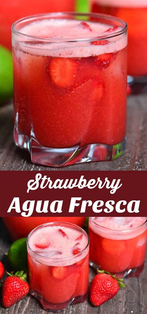 Strawberry Agua Fresca A Perfect Summer Drink With Refreshing Blend Of
