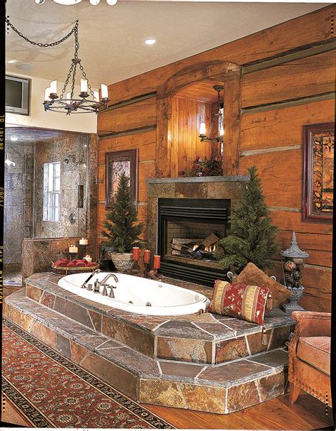 Festive Log Homes Get Into The Holiday Spirit Log Homes Dream